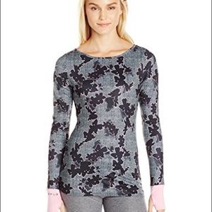 Jessica Simpson The Warm Up Floral Compression Top